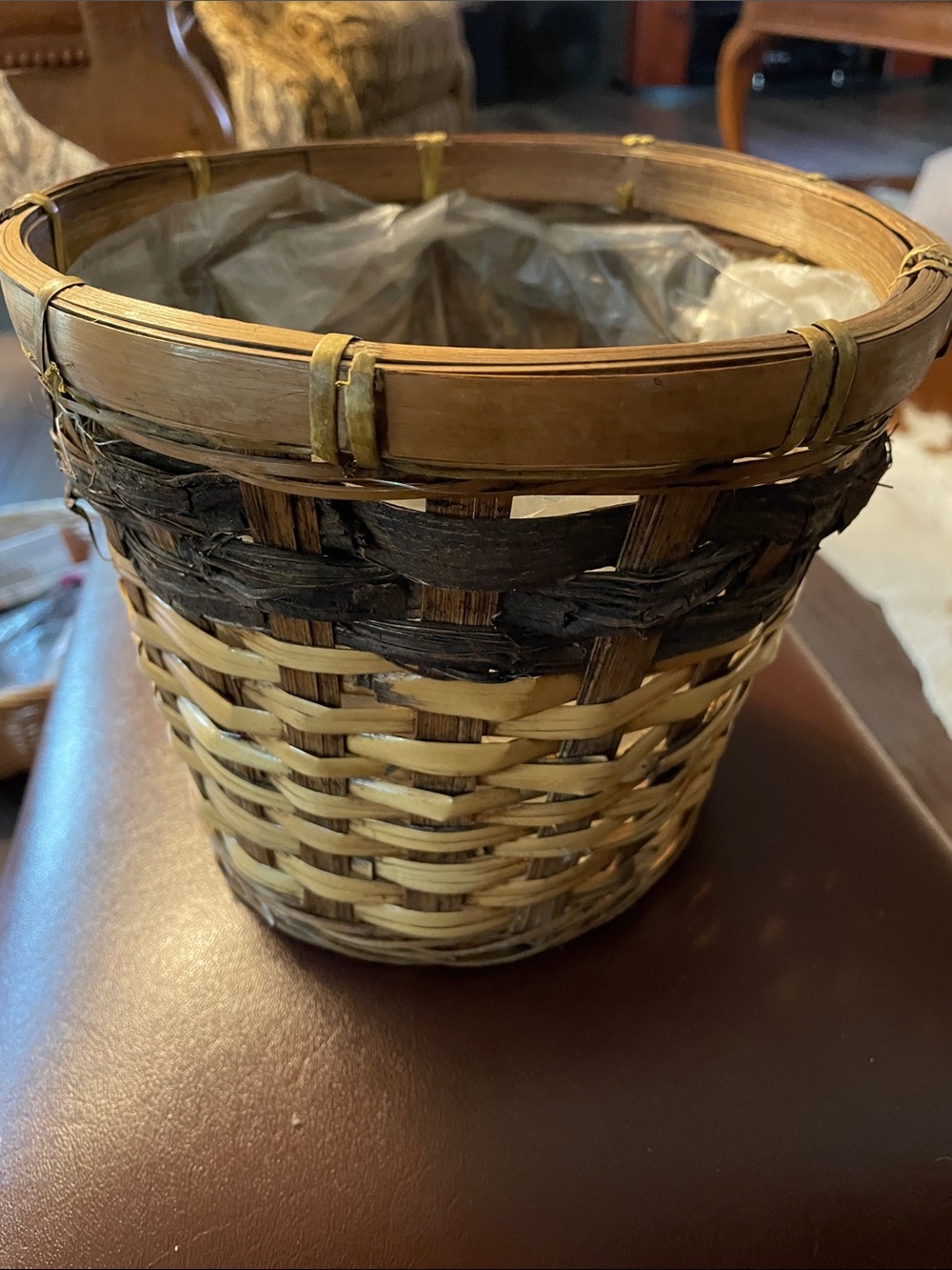 Natural Woven Basket for plant